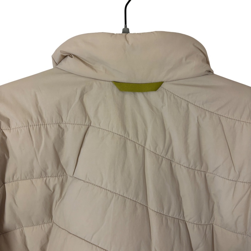 NWT Columbia Heritage Wallowa Insulated Cropped Puffer Jacket Large Beige Green - Picture 8 of 16